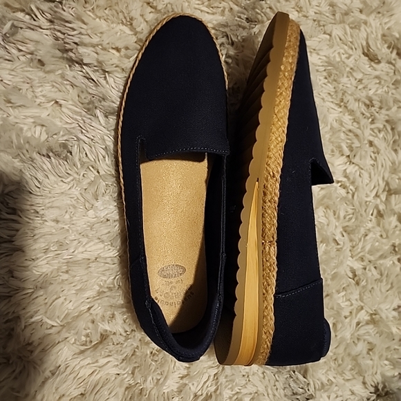 Dr Scholls Woman's Size 9.5M slip-on navy blue canvas espiradrille shoes NWOT - Picture 10 of 10
